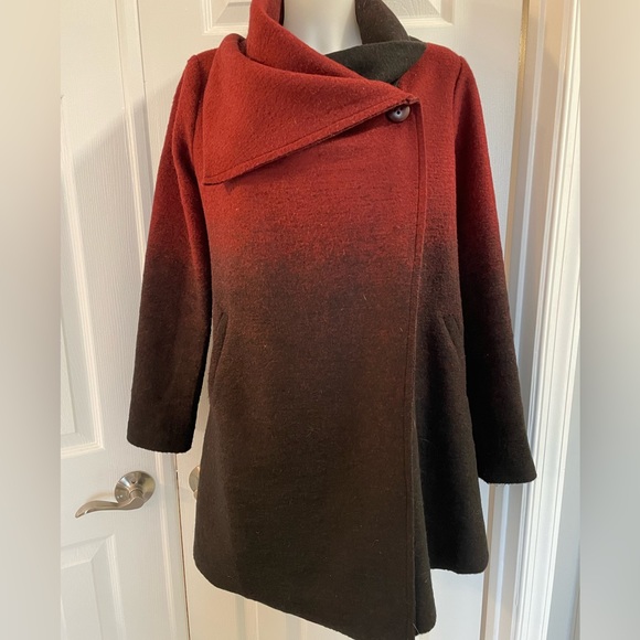 BB Dakota Jackets & Blazers - NWOT BB DAKOTA OMBRE SHALL WRAP coat S